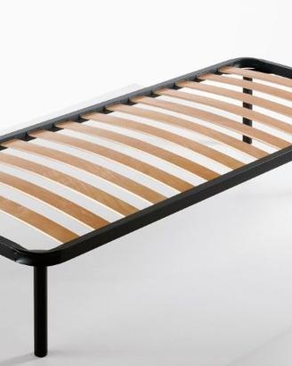 coppia di reti letto, con doghe in legno