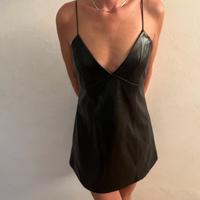 Vestito Mango ecopelle