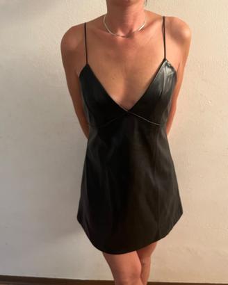Vestito Mango ecopelle