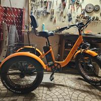 bici trike elettrica zt 80 A mini trailer ztech 