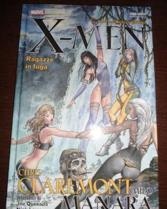 X-MEN RAGAZZE IN FUGA ( MANARA , CARTONATO)