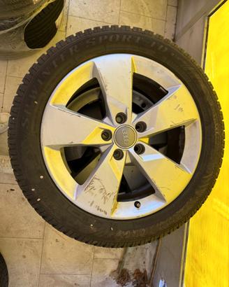 4 Cerchi 17'' AUDI + GOMME OMAGGIO 225/50 R17