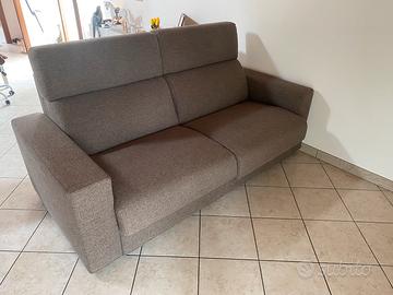 Divano letto 3 posti con materasso in memory