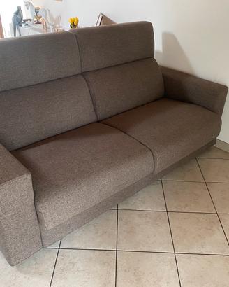 Divano letto 3 posti con materasso in memory