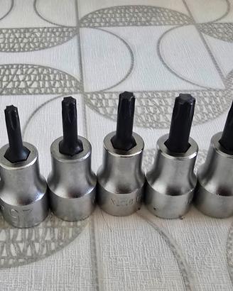 Serie chiavi a bussola maschio torx 3/8" Beta