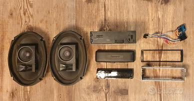 casse 3 vie + autoradio 