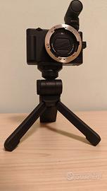 Sony ZV-1 + Microfono Shotgun + Grip + Lenti