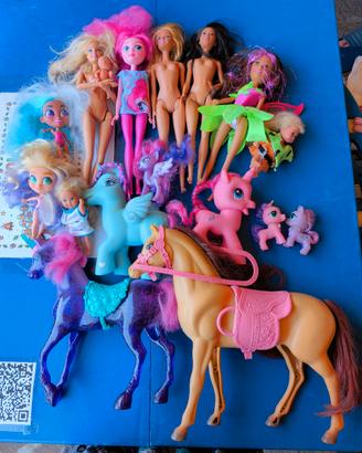 Barbie e cavalli