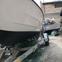Barca completa di motori e carello