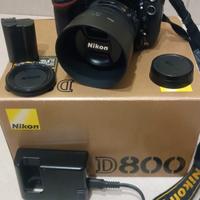 Nikon D800 + obiettivo AF-S 50mm 1:1.8 G