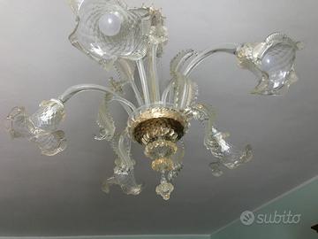 Lampadario Murano e Aplique