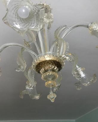 Lampadario Murano e Aplique