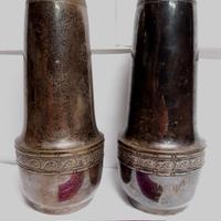 VASI LIBERTY antica coppia primo 900 ottone DECO