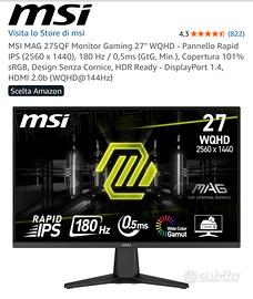 Monitor pc msi esport 2k