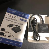 Convertitore da HDMI a VGA con audio