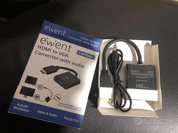 Convertitore da HDMI a VGA con audio