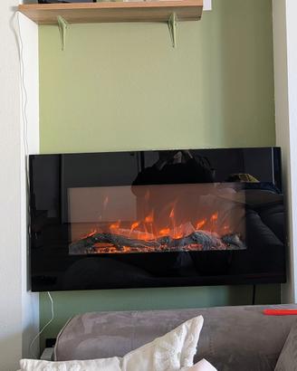 Caminetto elettrico con riscaldamento 