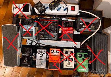 Pedali chitarra vari
