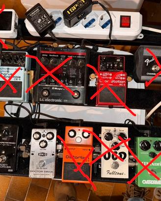 Pedali chitarra vari