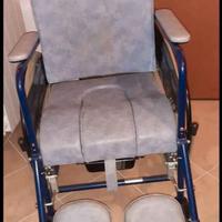 Sedia a rotelle comoda reclinabile ruote grandi