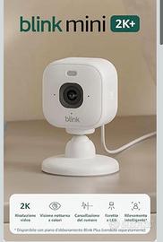 telecamera da interno blink mini 2k
