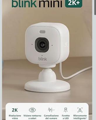 telecamera da interno blink mini 2k