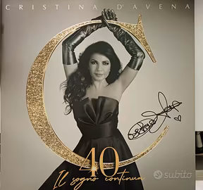 Cristina D'Avena - LP Autografato