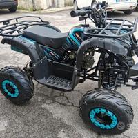 QUAD 125 R7 CON PORTAPACCHI AZZURRO