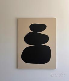 Quadro minimal “Zen Stones” - stile giapponese