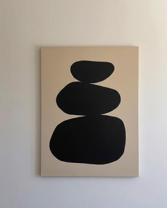 Quadro minimal “Zen Stones” - stile giapponese