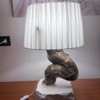 Abat jour artigianale in legno di pino nero