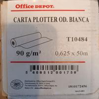 Carta Rotolo Plotter cm 62,5 x 50m e cm 91,4 x 50m