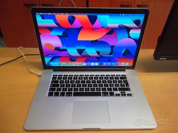MACBOOK PRO RETINA 15  I7 16GB 256SSD OS MONTERY