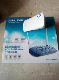 TP link modem router ed Range Exthender 300 mbps