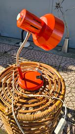 Lampada Space Age Arancione - Design Anni '70