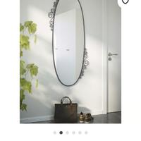 Specchio ovale ferro battuto EKNE IKEA