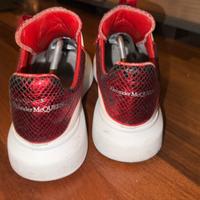 Alexander mqueen rosse pitonate