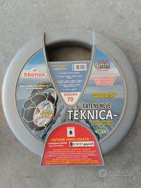 Catene neve Tekna 9 mm misura 70 NUOVE MAI USATE