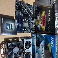 Scheda madre + CPU + Ram + S. Video