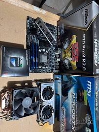 Scheda madre + CPU + Ram + S. Video