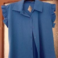 camicia donna a giro con blazer 