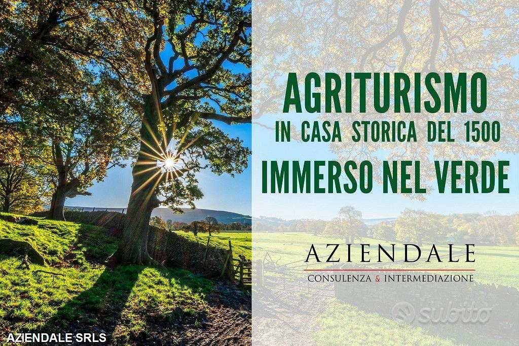 Subito – AZIENDALE – Agriturismo in casa storica del 1500 con terreno #finsubito richiedi mutuo fino 100%