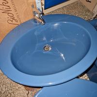 2 pz lavabo  a incasso completi di rubinetti i 