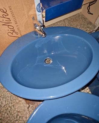 2 pz lavabo  a incasso completi di rubinetti i 