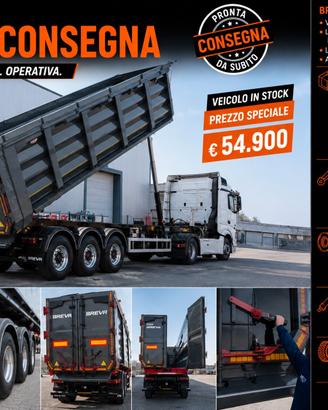 SEMIRIMORCHIO VASCA FISARMONICA - 52 METRI CUBI - 