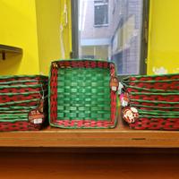 cesti vimini natalizi