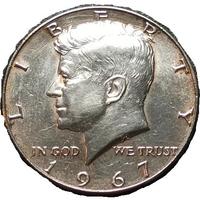 Mezzo dollaro argento Kennedy del 1967