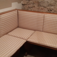 Panca angolare legno massiccio x cucina o salotto