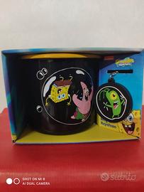 Tazza SpongeBob Squarepants con portachiavi