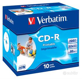 47 CD-R VERBATIM Stampabili Inkjet